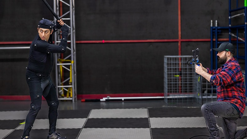 Motion capture at the studios of Autodesk customer