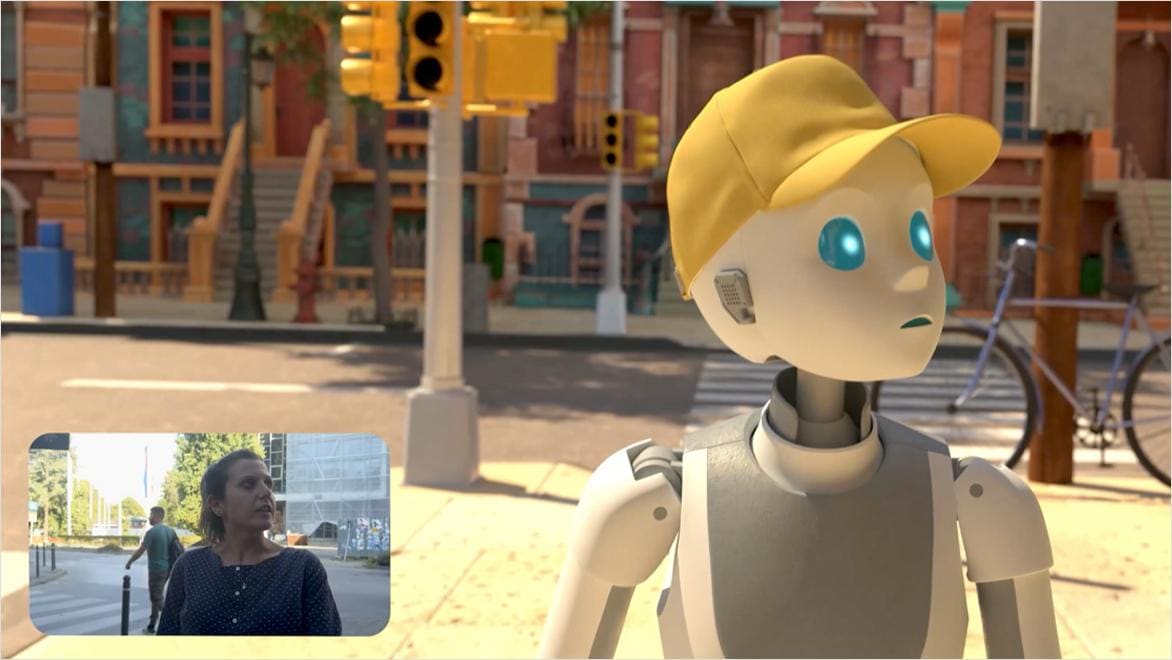  Robot looking away