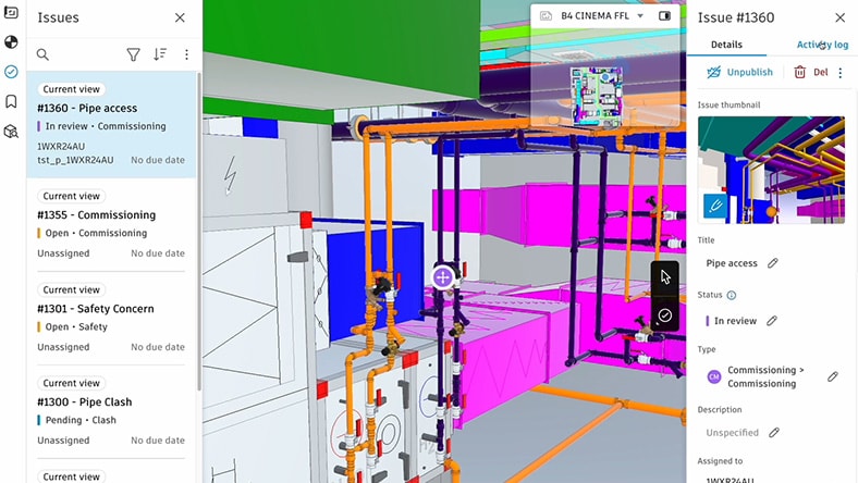In product screenshot to demonstrate how Workshop XR fits into your workflows 