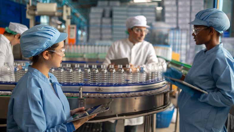 Food and beverage industry for factory simulation