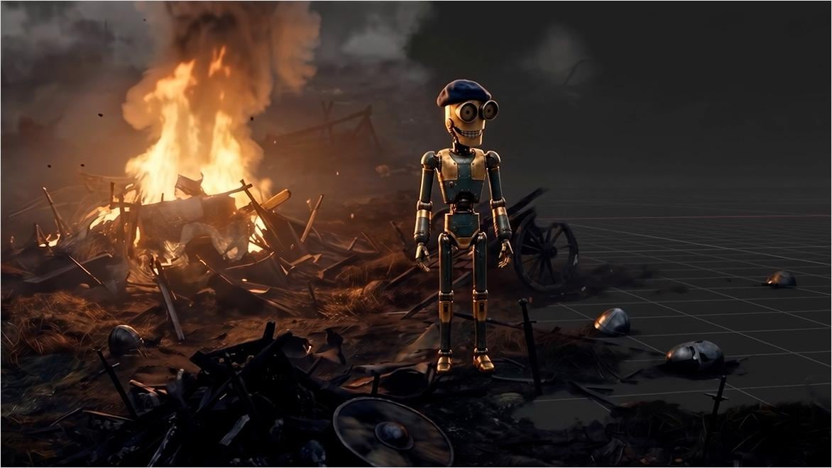 AI character creator assisting digital character design.