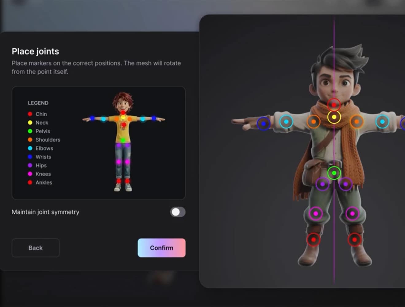 AI-assisted character rigging with Flow Studio