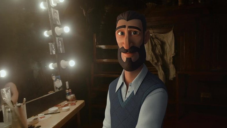 AI-generated male character created with Flow Studio