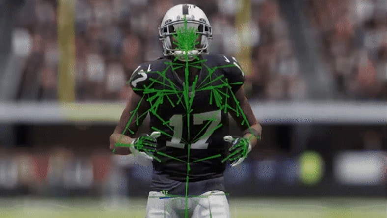 Rigged football player 