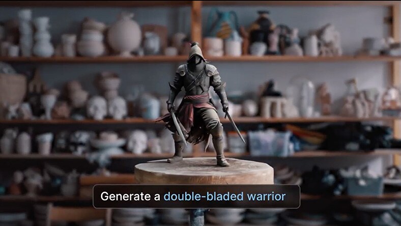 double-bladed warrior
