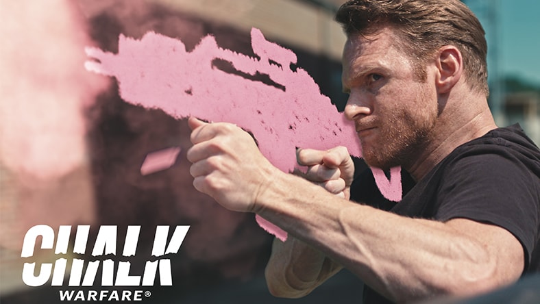 man holding a gun 