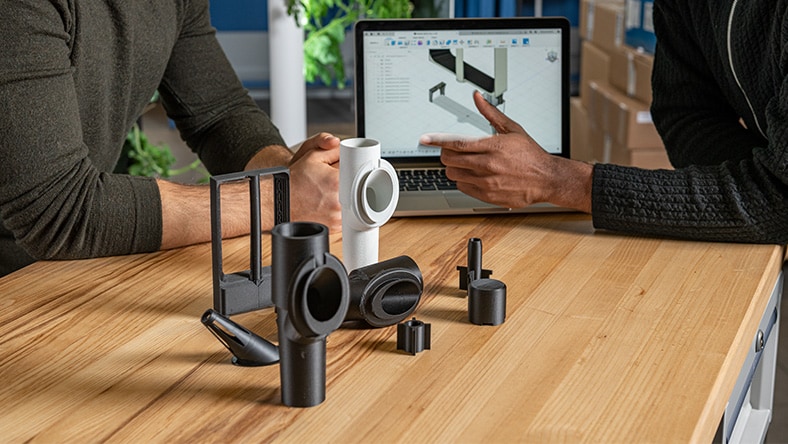 Product design and prototyping using 3D printing.