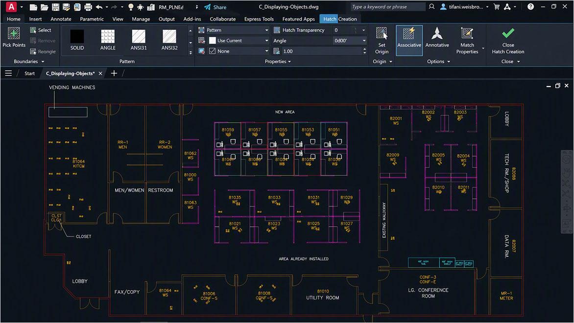 Hatch  improvements in AutoCAD