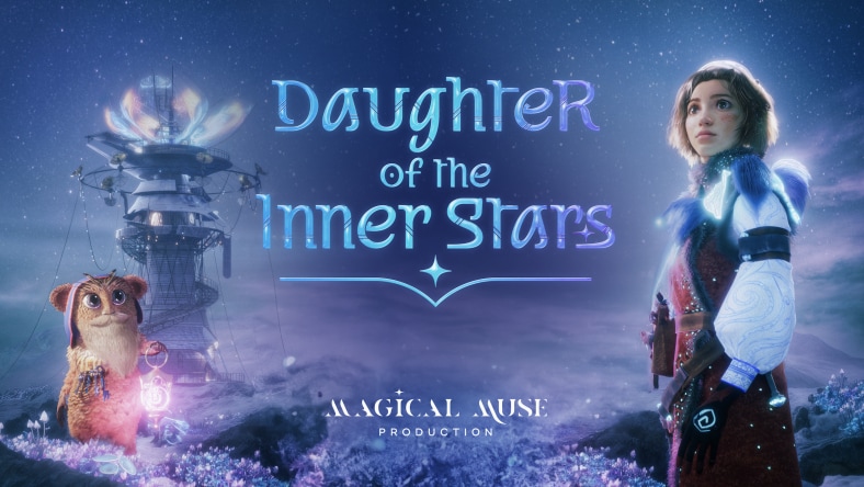 Animated scene from Daughter of the Inner Stars.