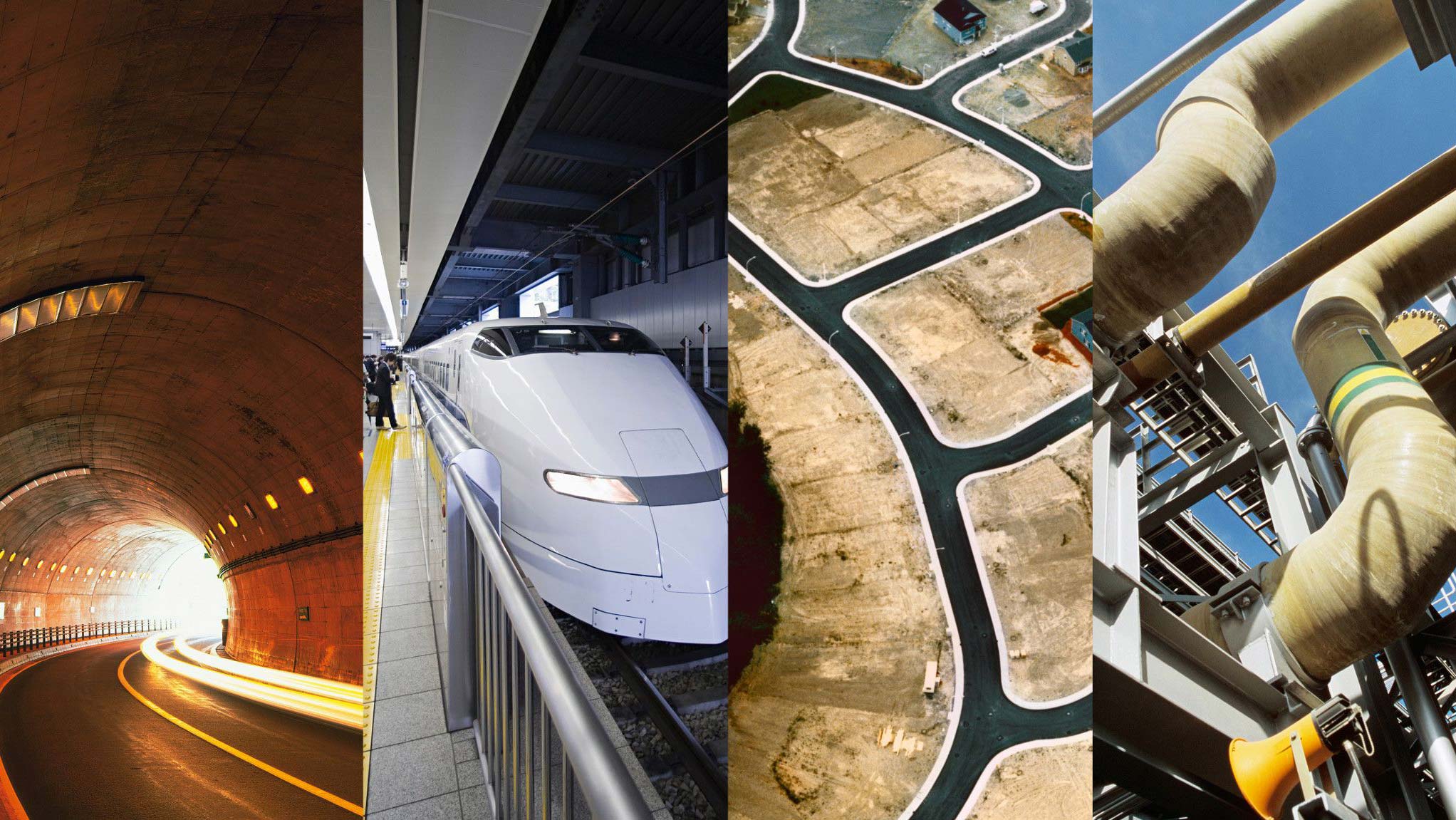 各業界での BIMCIM の画像イメージ