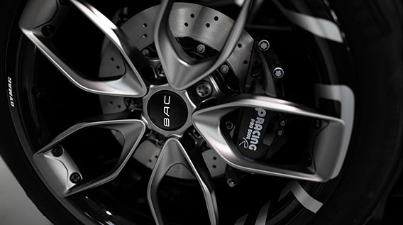 The new BAC wheel has been created with generative design.