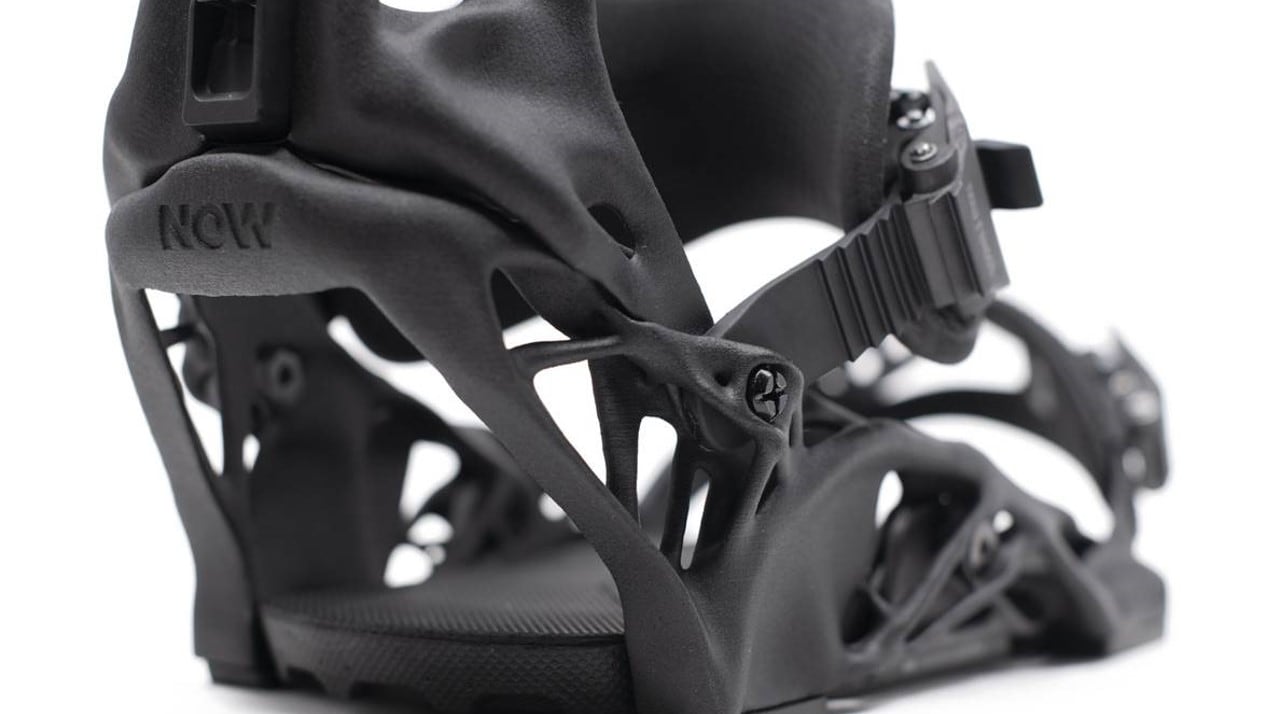 Generative design and additive manufacturing helped to create new snowboard binding that is 25% lighter than the original one