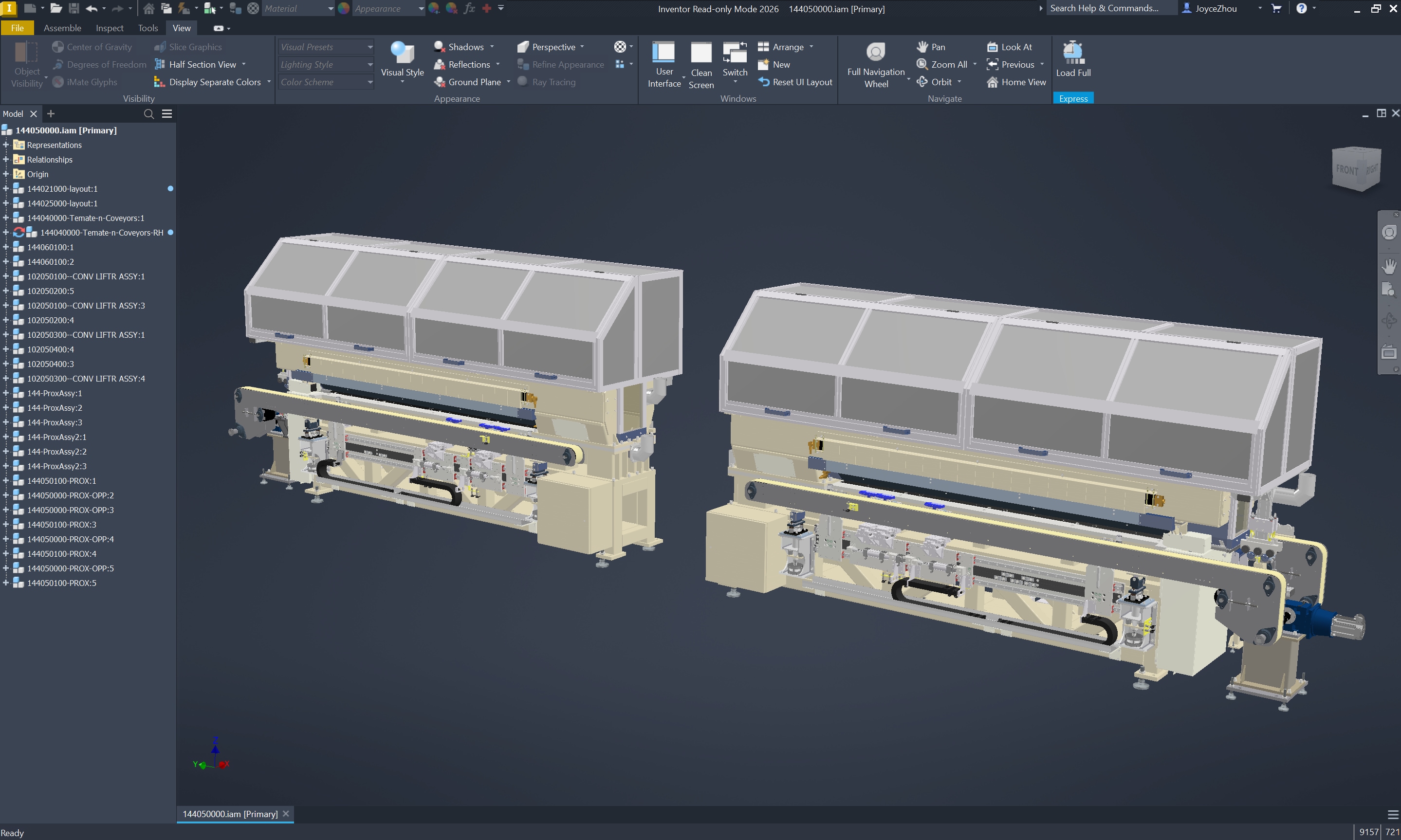 Inventor 2026 のデータを表示する