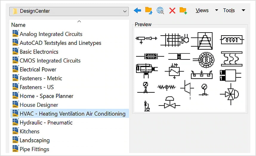 Download di blocchi CAD per AutoCAD