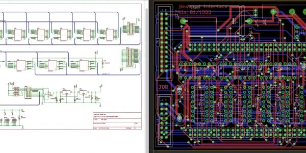 colocación de componentes de circuitos impresos