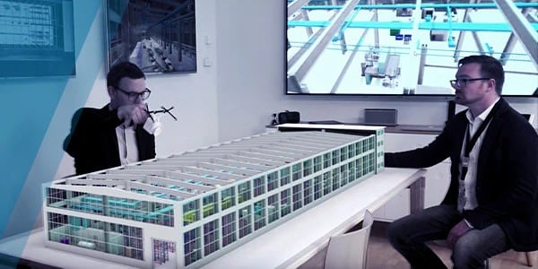 Using augmented reality to visualise a building before it’s made