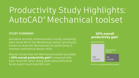Productivity Study Highlights: AutoCAD® Mechanical