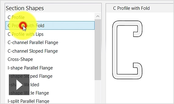 Using the Section Shape Parameter