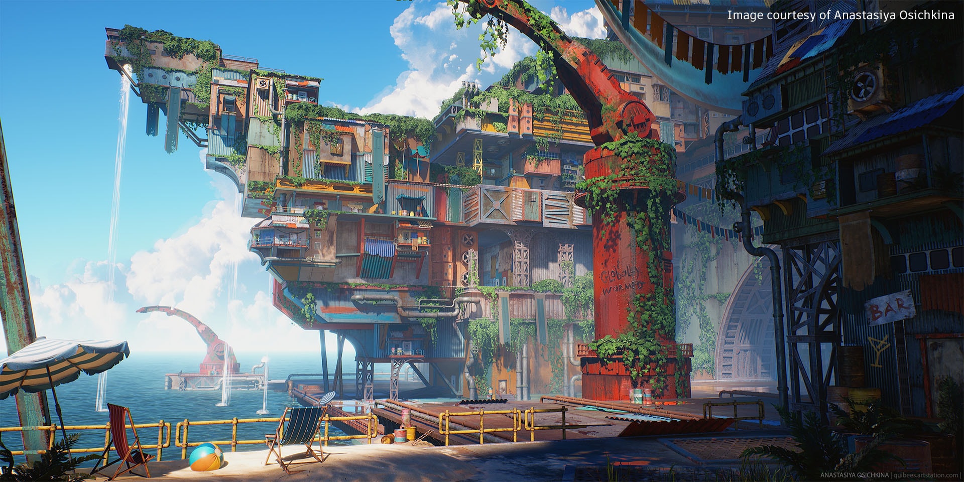 ArtStation - Solarpunk city