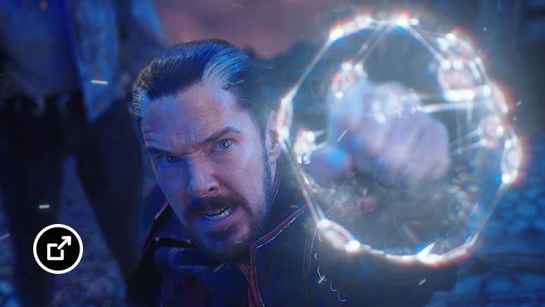 使用 Bifrost 创建的电影场景中的漫威角色