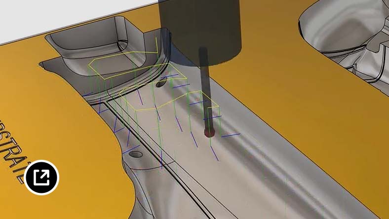 探测和检测流程的 CAD 模型 