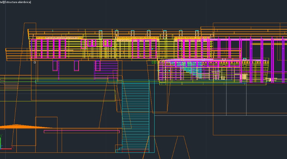 Pauson House in AutoCAD