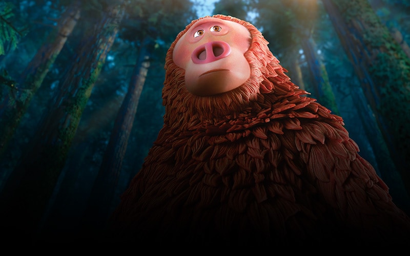 Still from the film Missing Link. Image courtesy of LAIKA.