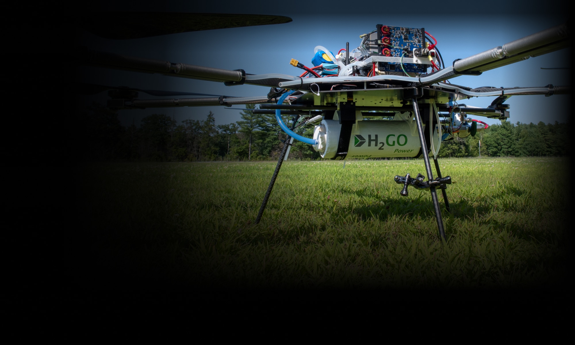 Drone with hydrogen-powered reactor, developed by H2GO Power 