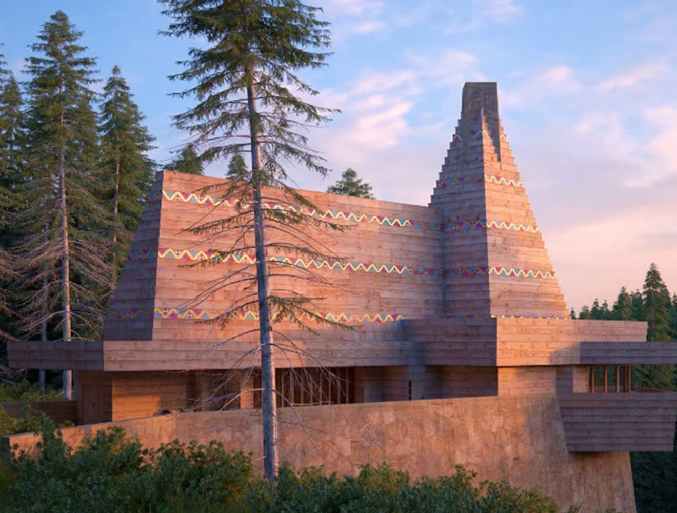 Rendering of E.A. Smith house