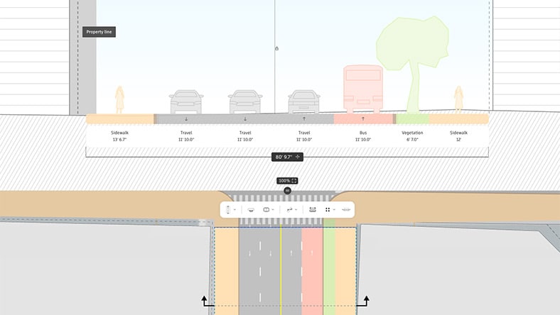 Autodesk Forma Street Design