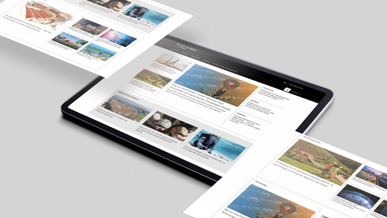 Screenshots vom Design&Make-Blog