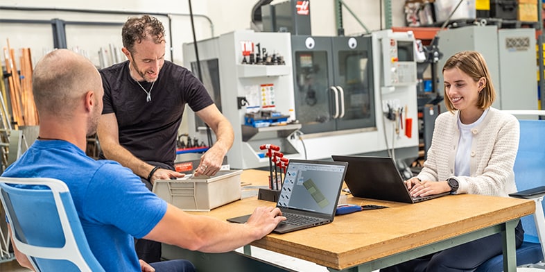 Professionals using AI tools in design and engineering workflows 