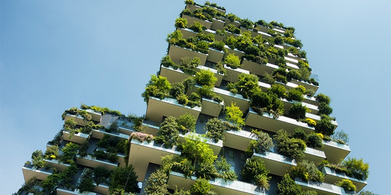 Sustainable green building 
