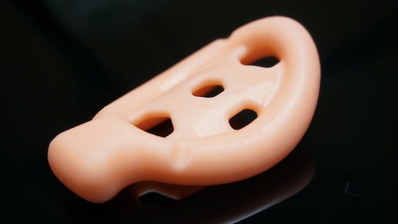 A 3D-printed intravaginal prosthetic device by COSM.
