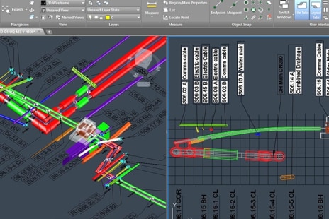 Design clash check of DHN Pipes with all other Utilities