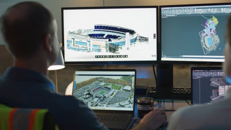 Gillette Stadium transformation video