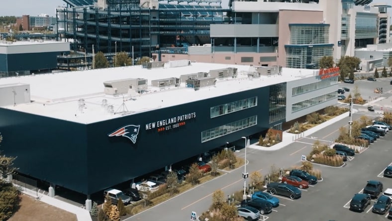 The New Balance Athletics Center design to construction video