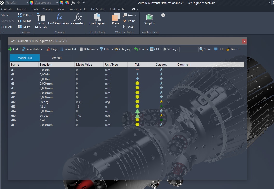 Fx64 Parameters Certified Apps Autodesk Developer Network