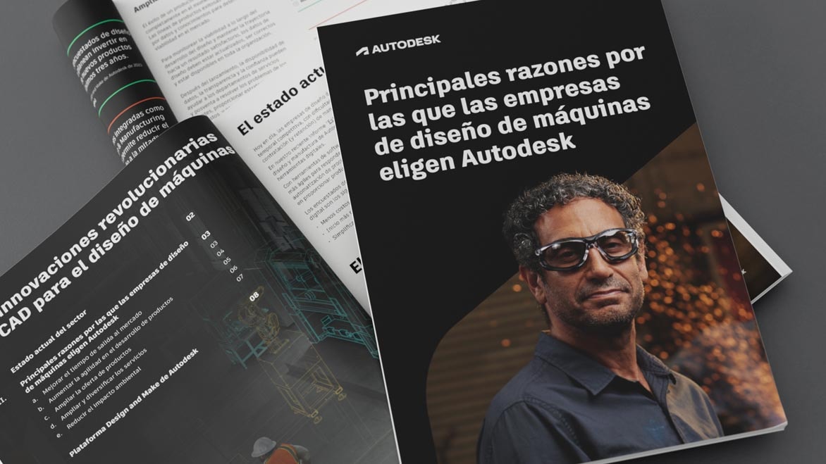 Diseñador e ingeniero de pie en el taller, mirando el contorno ilustrado del modelo CAD de la máquina 