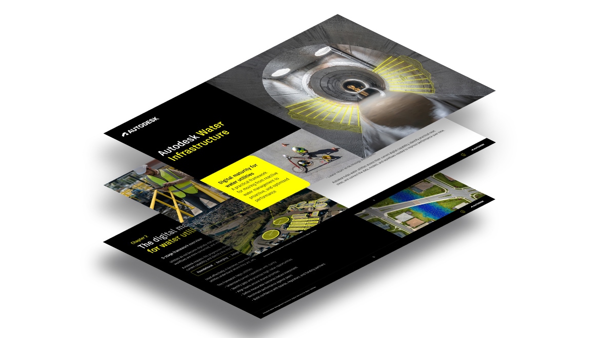 Autodesk digital maturity for water utilities e-book
