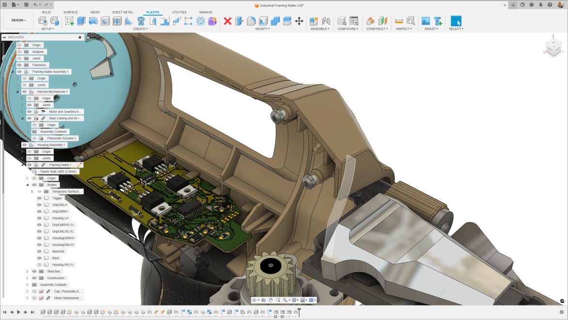 Autodesk Fusion, integrated ECAD MCAD software
