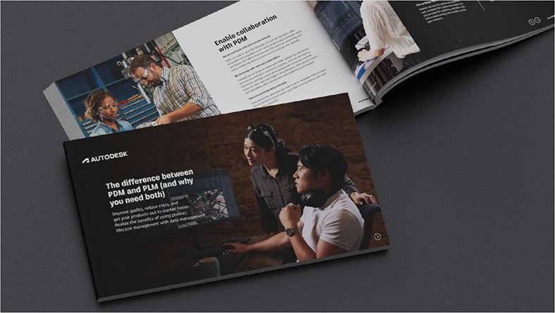 Preview of e-book titled the differences between PDM and PLM and why you need both