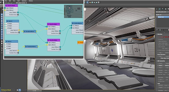 Procedural workflows for 3d game creation