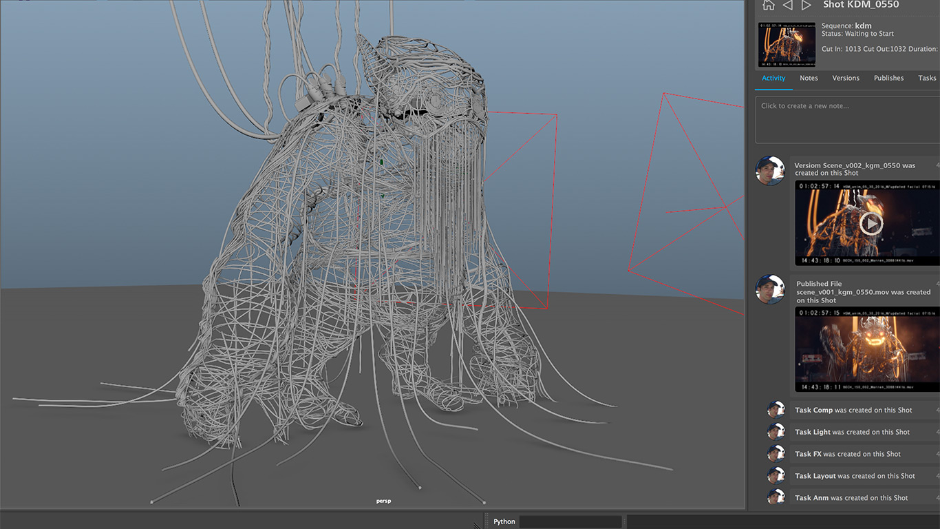 Maya and Shotgun workflow