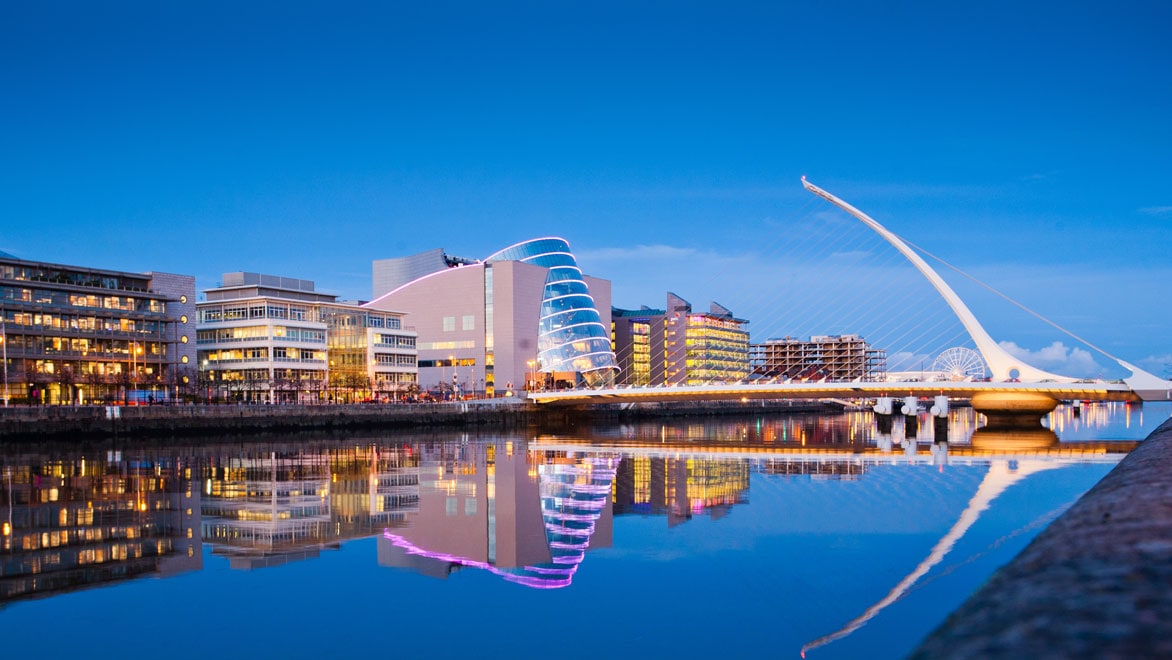 Samuel Beckett Bridge in Dublin