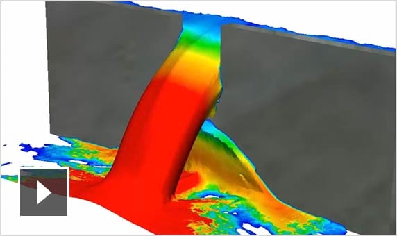 视频：为流动现象（例如波浪、飞溅、溢出）建模