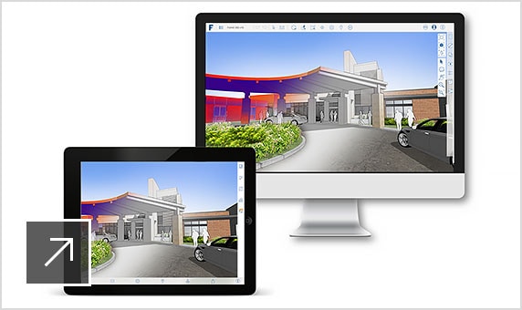 FormIt architectural modeling app on desktop and tablet