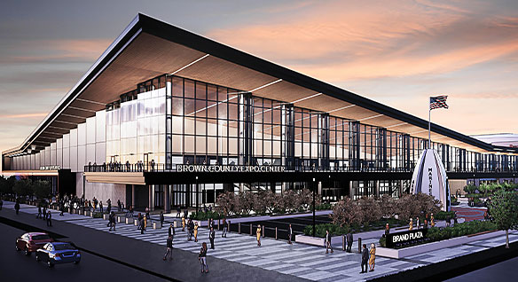 Rendering of Brown County Expo Center