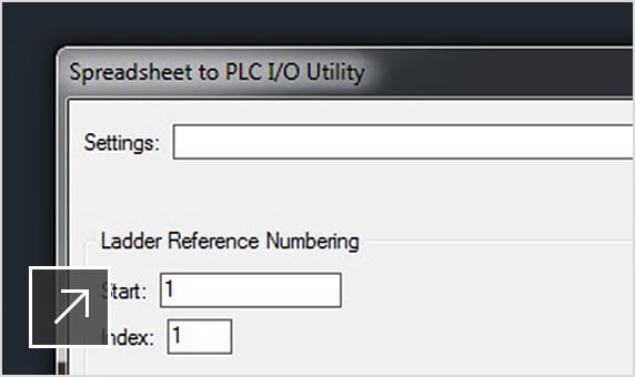 The AutoCAD Electrical toolset includes PLC I/O features