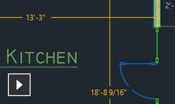 Video: Learn how to display dimensions, distances, and angles by moving your mouse